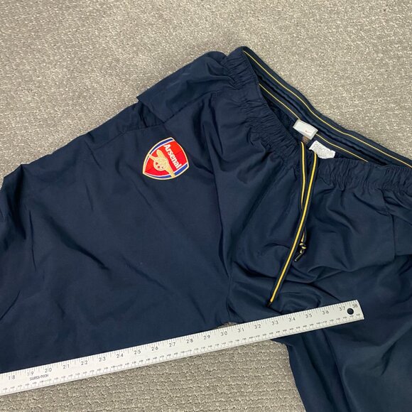 Vintage Y2K Nike Arsenal FC Pants Men's Large Blue Training Track Woven Football - Picture 12 of 13